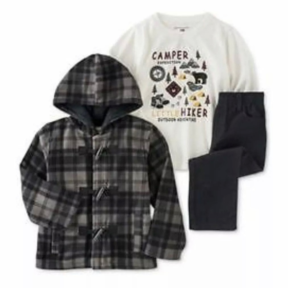 Boys Outfit layered look comfy three-piece 3/6 M